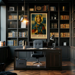 Saint Louis Ix King Of France Poster