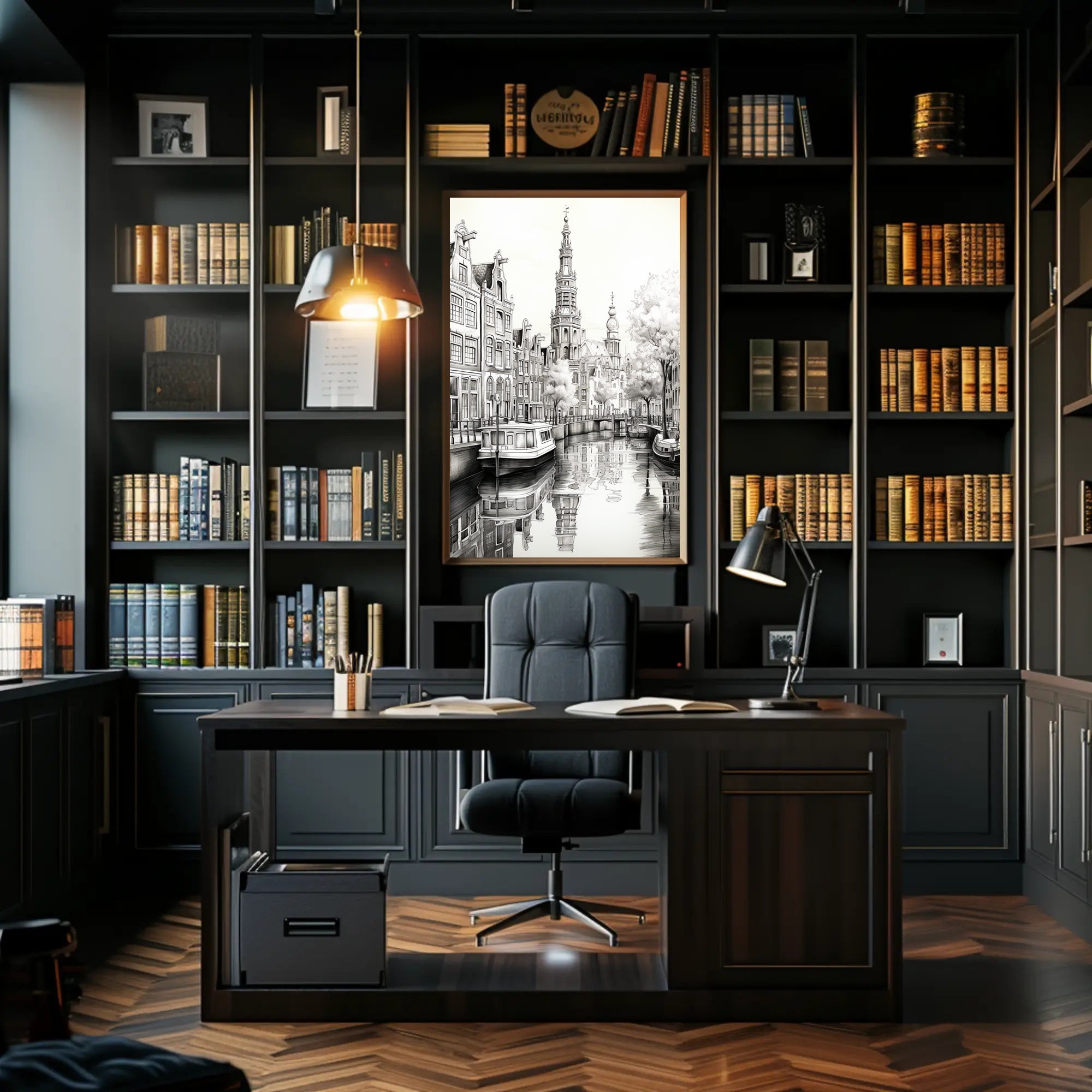 Tranquil Canal Scene Poster