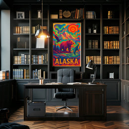Vibrant Alaska Wilderness Poster