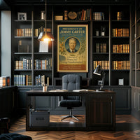 Jimmy Carter Presidency Overview Poster Wall Art Print PosterGoat