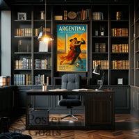 Argentina Tango Vibes: Vibrant Cultural or Heritage Poster