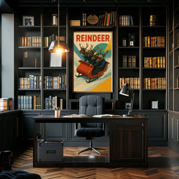 Reindeer Racing Adventure Poster