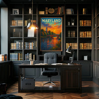 Maryland Sunset Poster