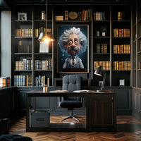 Eccentric Scientist 3D Style Pop Culture Poster