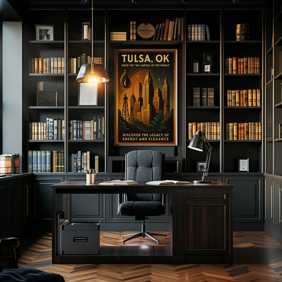 Tulsa, OK The Oil Capital Legacy Poster