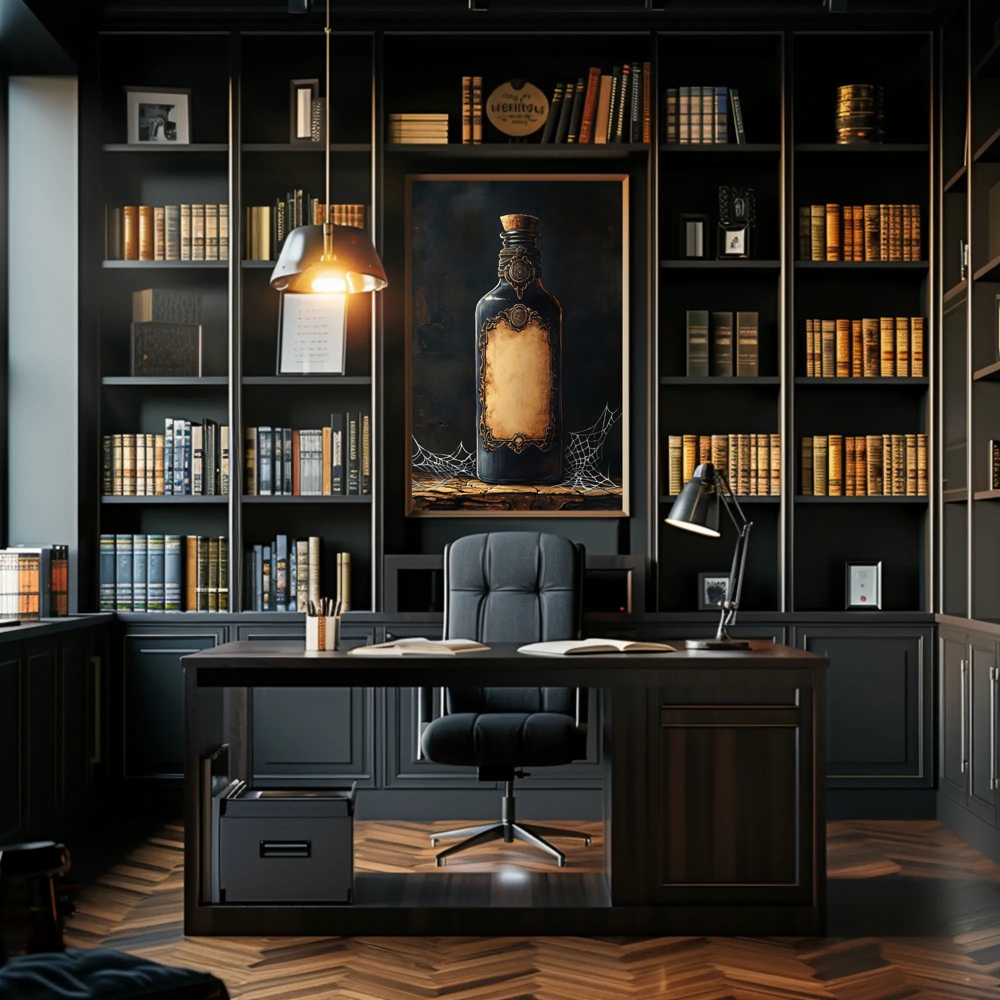 Mysterious Elixir Bottle Poster