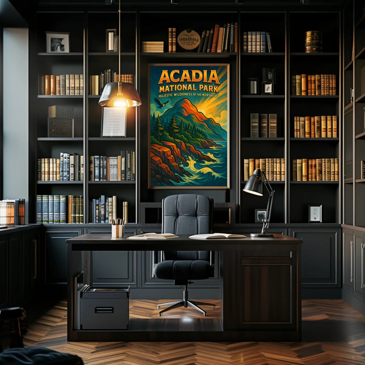 Acadia National Park Majestic Poster