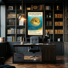 Discover the Porcupine Pufferfish Poster