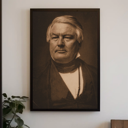 Millard Fillmore 13th President Sepia Photo