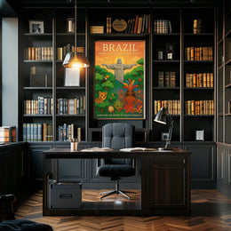 Discover the Heart of South America Poster
