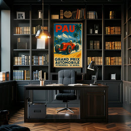 Grand Prix Automobile Pyrenees Poster