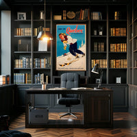 Ski in Québec Poster