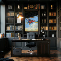 Whimsical Flight Adventure Poster PosterGoat