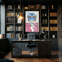 The Stylish Tiger Poster