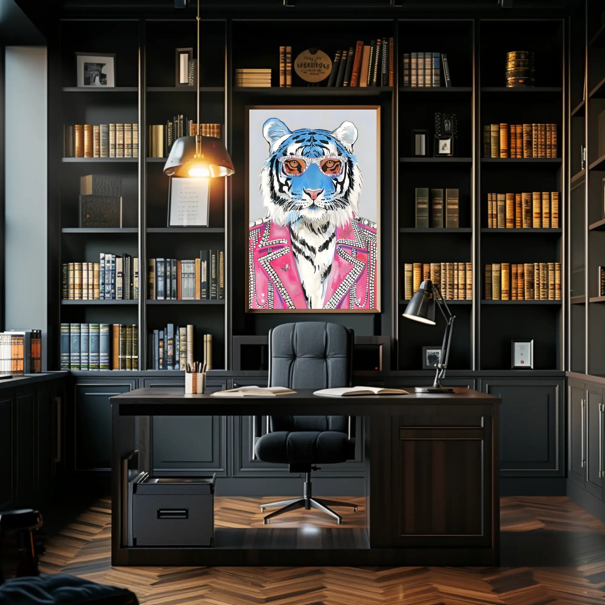 The Stylish Tiger Poster