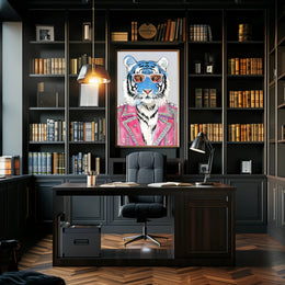 The Stylish Tiger Poster