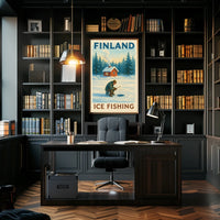 Finland Ice Fishing Adventure Poster
