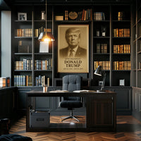 Donald Trump 47Th President Cinematic Realism Patriot Collectors Stunning Portrait Poster