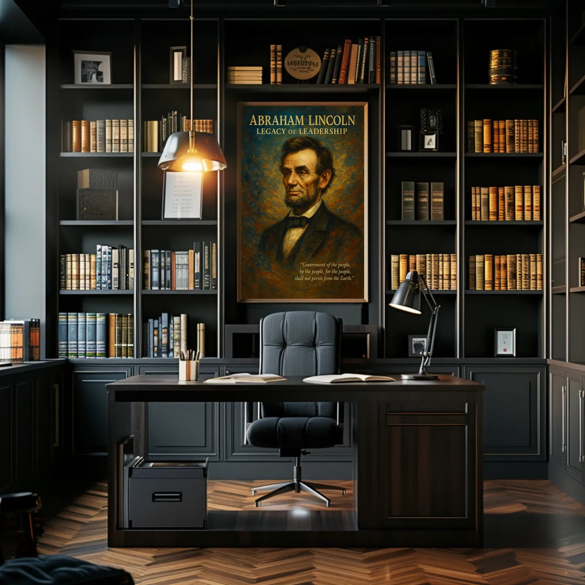 Abraham Lincoln Legacy of Leadership Poster