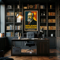 Benjamin Harrison 23rd President Poster