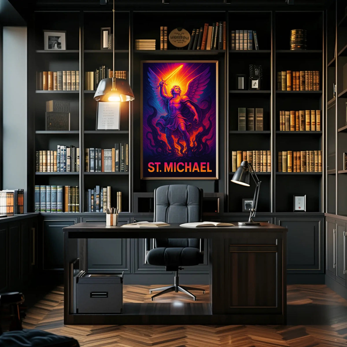 St. Michael The Warrior Archangel Poster