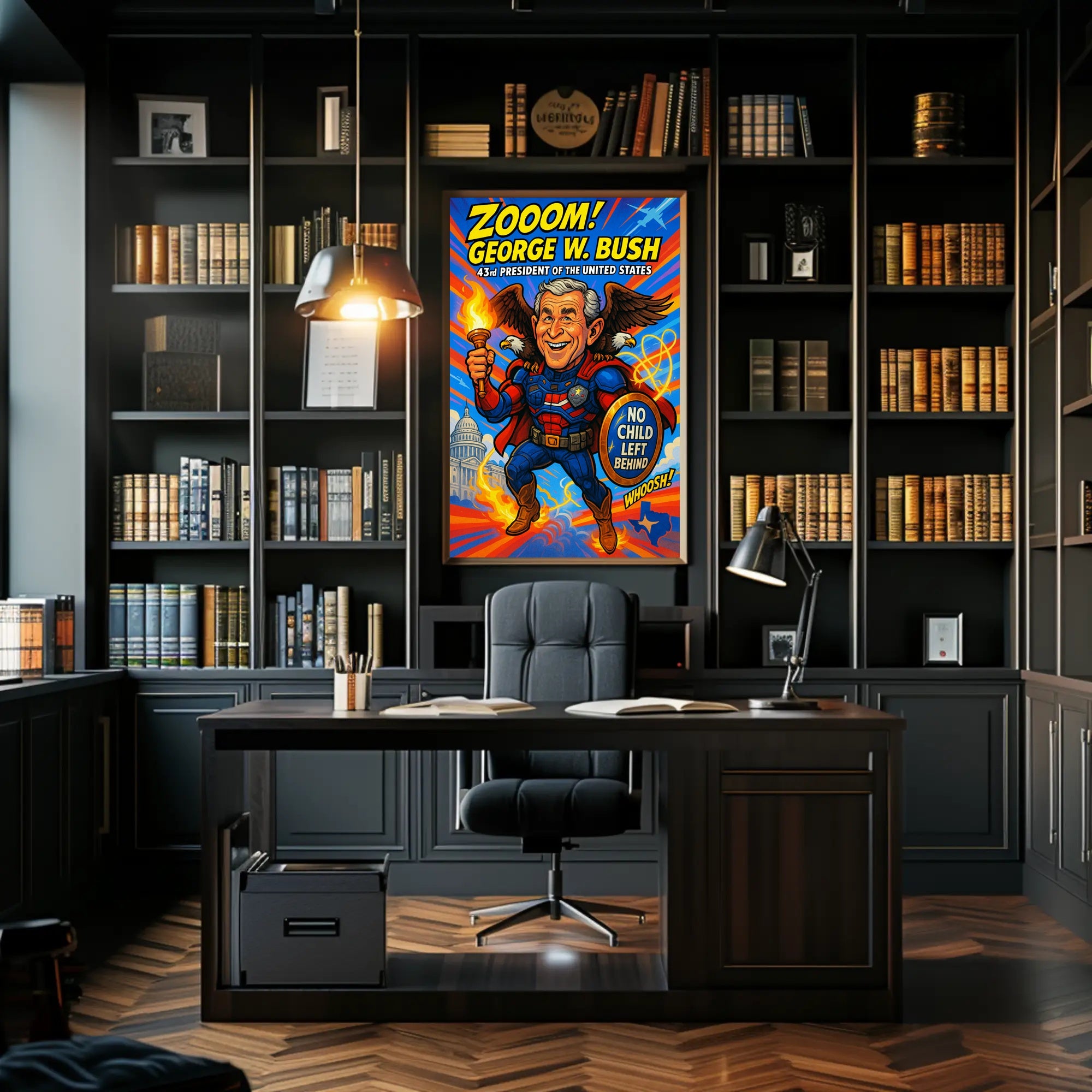 George W. Bush 43rd President Poster PosterGoat