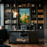 Sacramento, CA Californias Capital City Poster