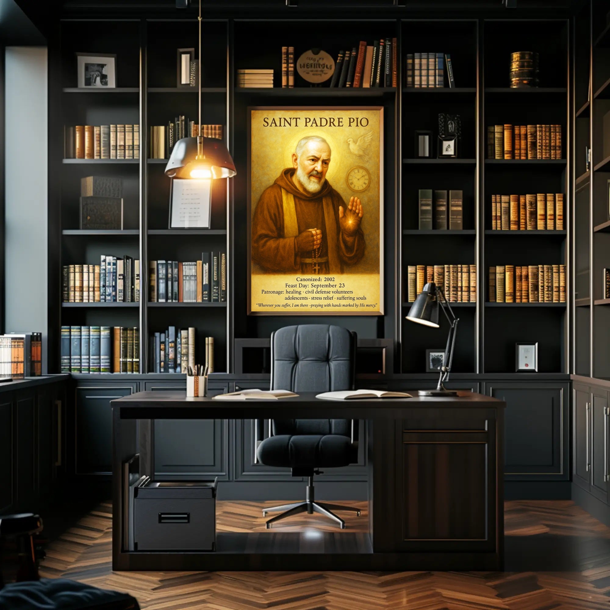 Saint Padre Pio Poster PosterGoat