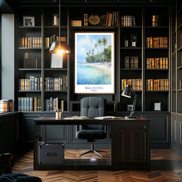 Tropical Beach Paradise Poster PosterGoat