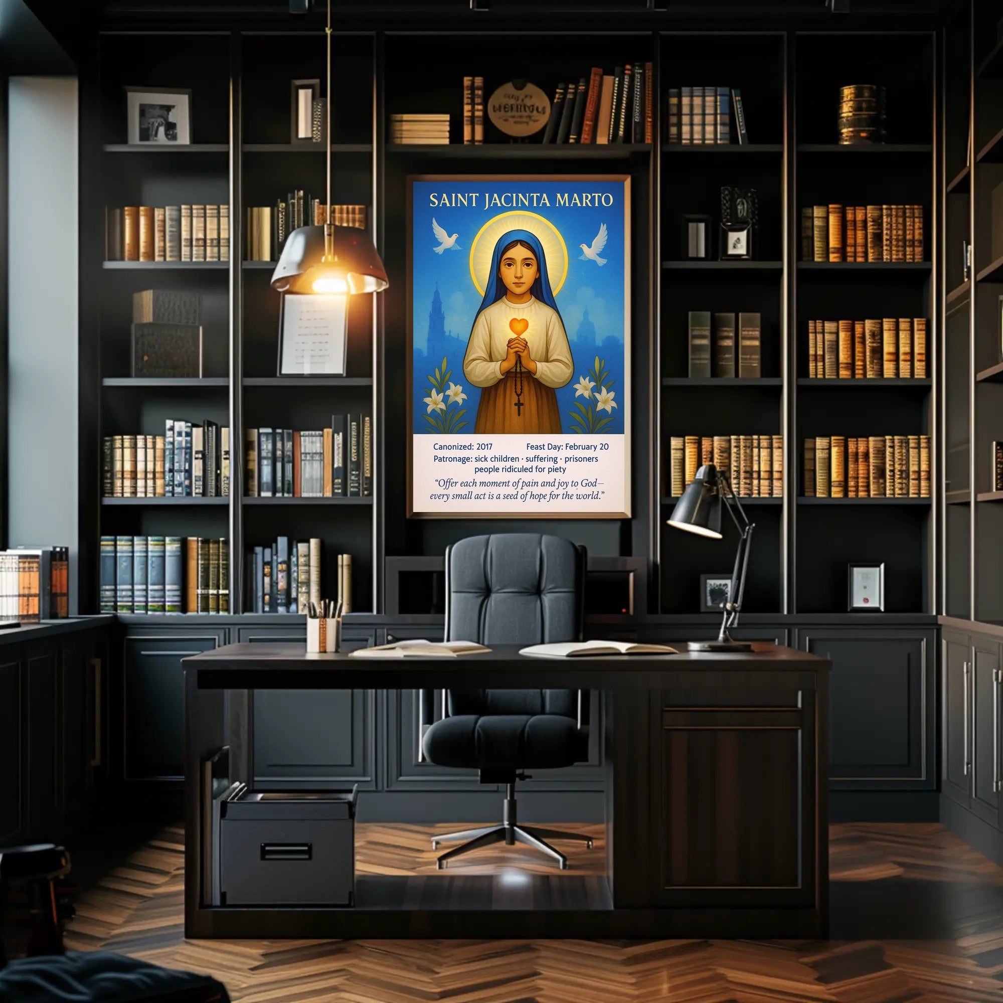 Saint Jacinta Marto Poster PosterGoat