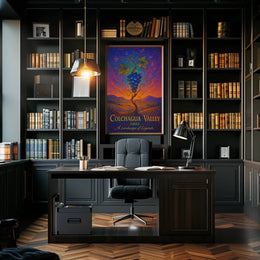 Colchagua Valley Vineyard Art: Mystical Chilean Landscape