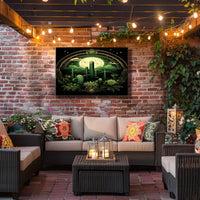 Desert Moonlit Oasis Poster