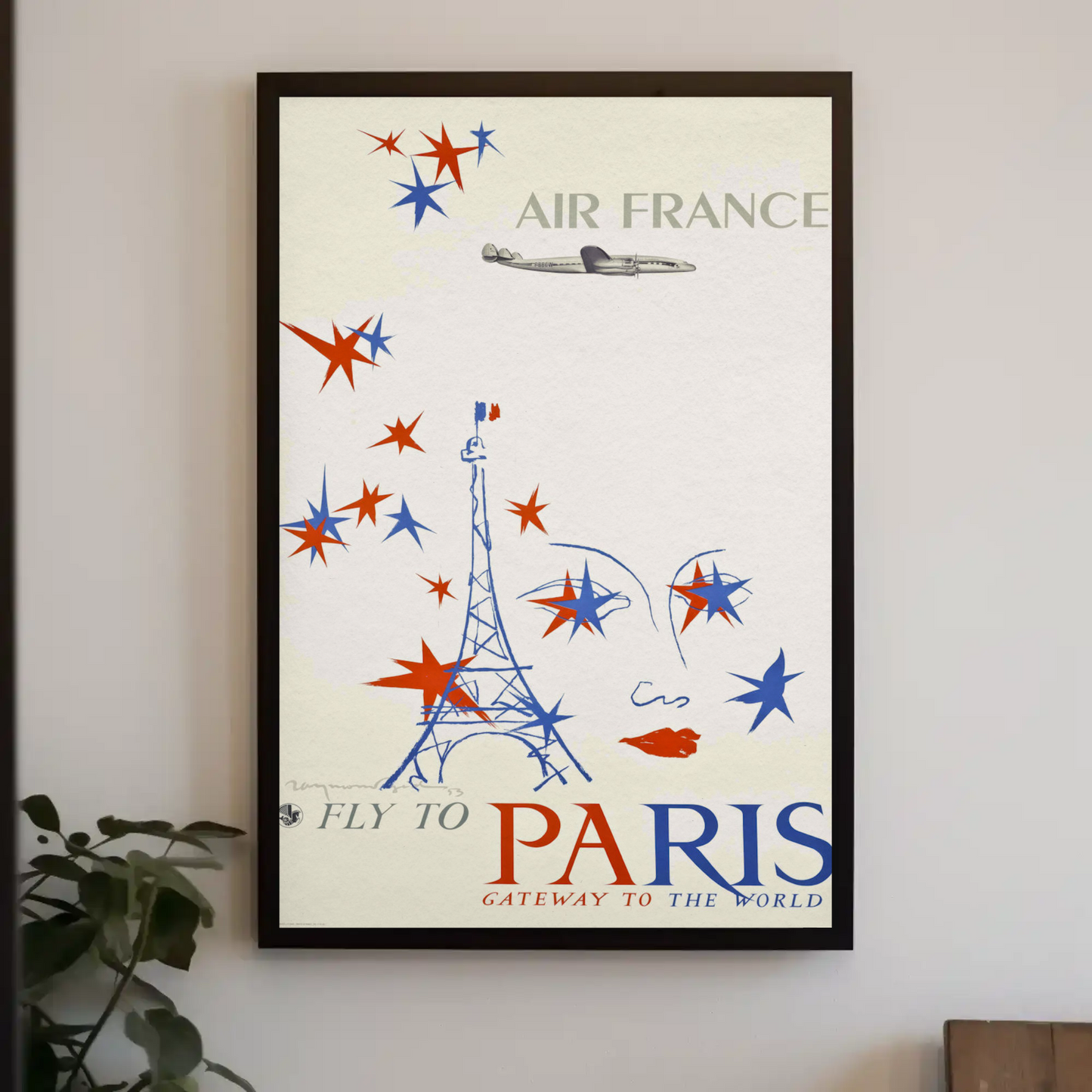 Fly to Paris Air France Gateway Poster