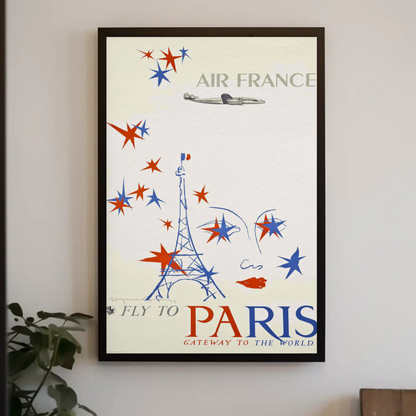 Fly to Paris Air France Gateway Poster