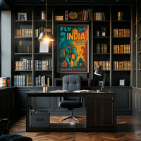 Wander In Color Fly India Poster