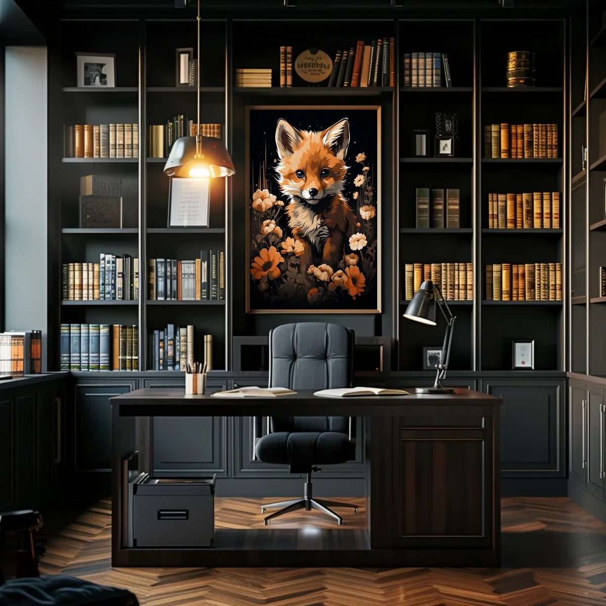 Enchanted Fox in Bloom