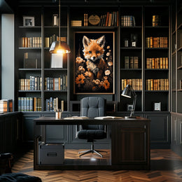 Enchanted Fox in Bloom