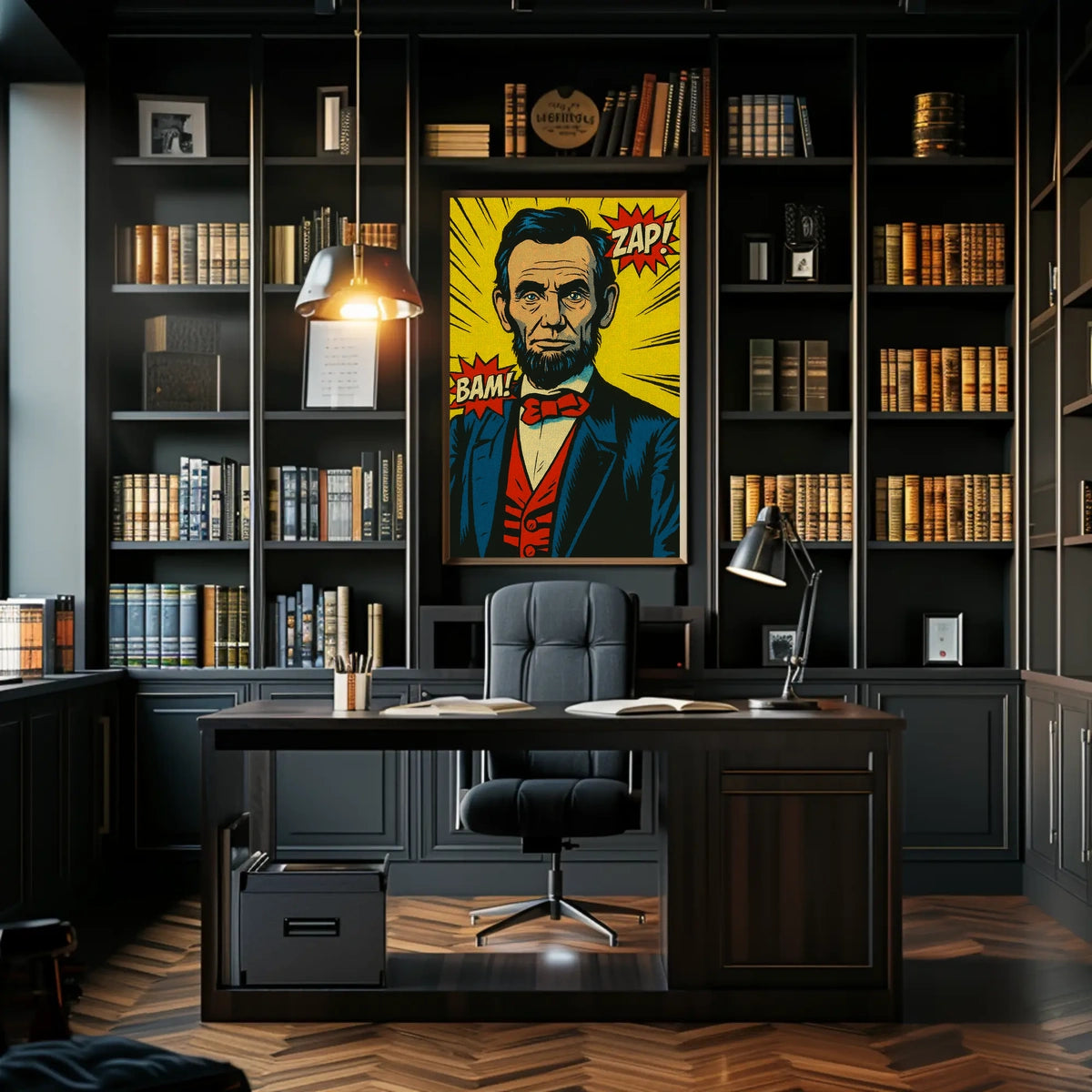Comic Style President Poster