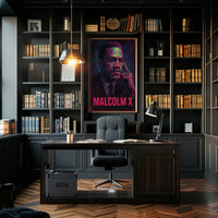 Malcolm X Iconic Leader Poster