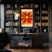 Radiant Sunburst Poster