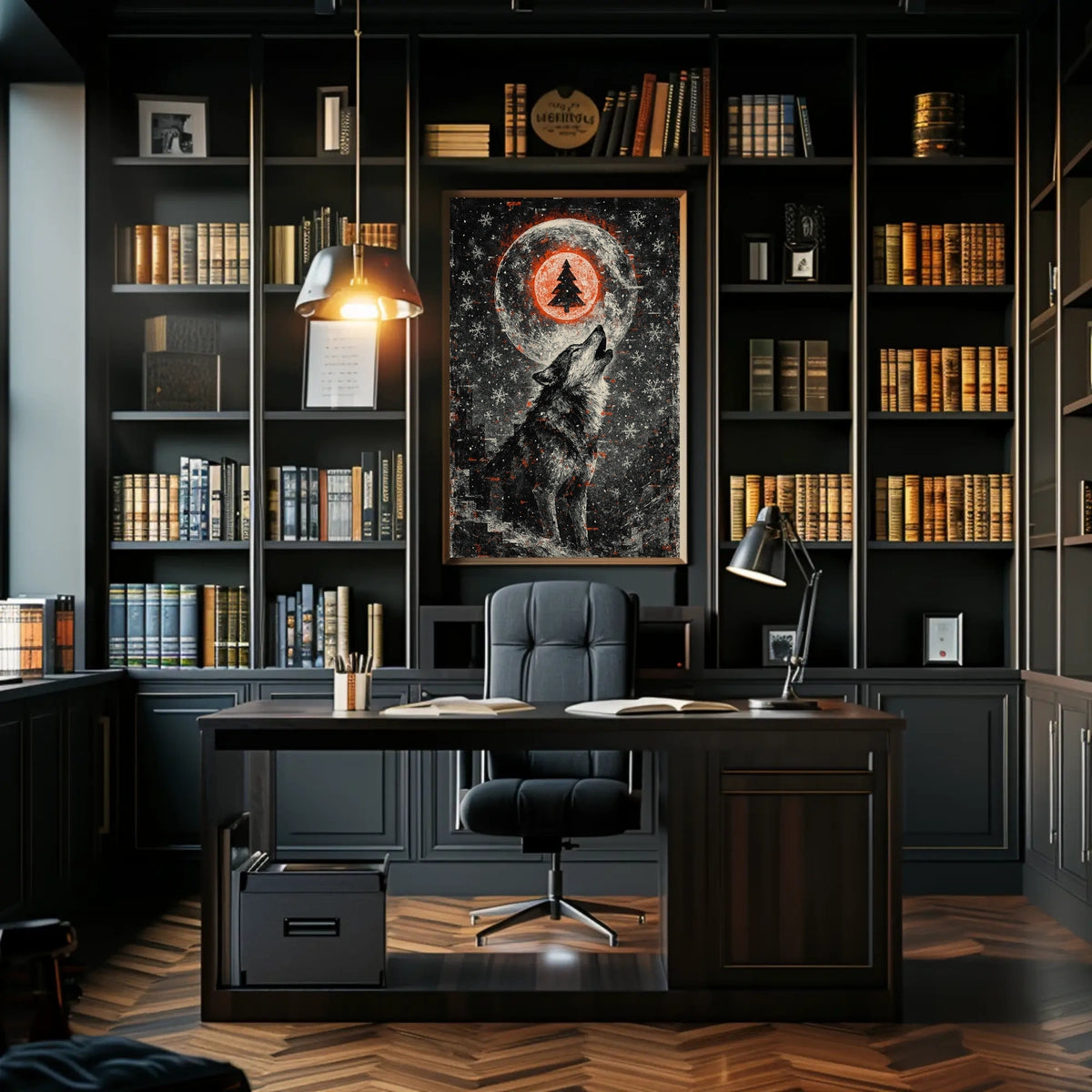 Howling Under the Winter Moon Poster