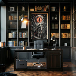 Howling Under the Winter Moon Poster