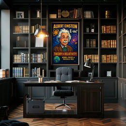 Albert Einstein Nobel Prize In Physics Poster