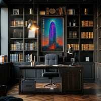 Barcelona Torre Glòries Urban Marvel Cityscape Poster