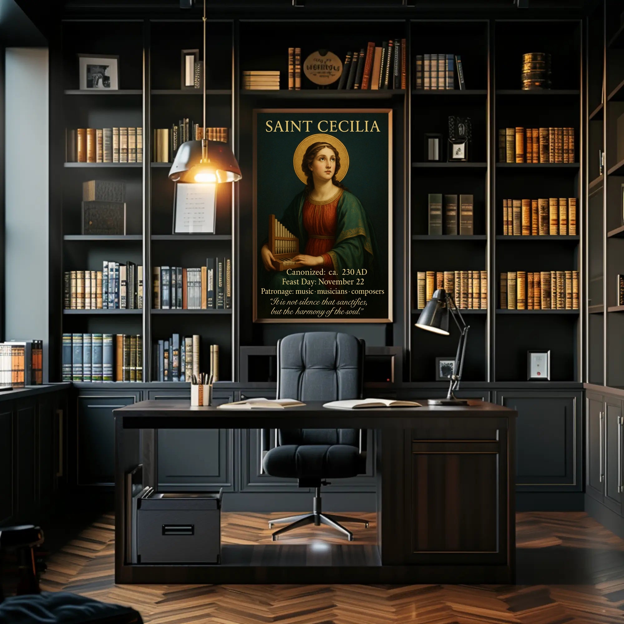 Saint Cecilia Poster PosterGoat