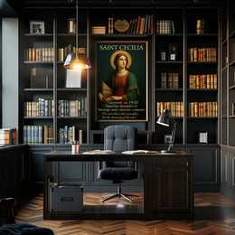 Saint Cecilia Poster PosterGoat