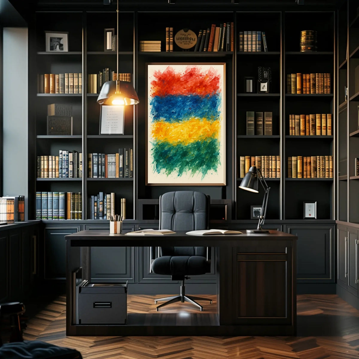 Vibrant Color Spectrum Poster