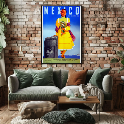 Mexico Travel Tourism Poster