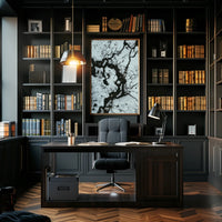 Abstract Winter Landscape Poster