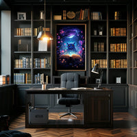 Enchanted Night Mystic Forest Surrealism Dreamers Poster
